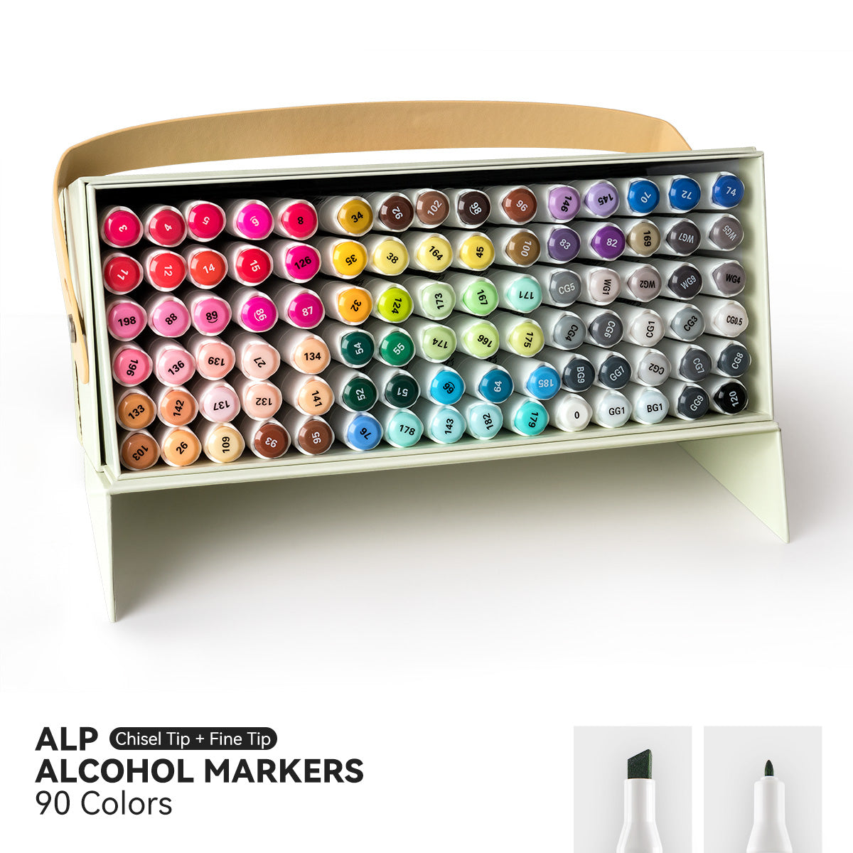 Arrtx Markers Alcohol Markers ALP 90 Colors with El Salvador