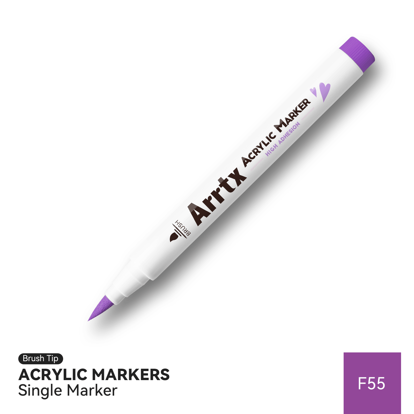 Arrtx Single Color Acrylic Paint Marker F55 Fluorescent Color Arrtx Single Color Acrylic Paint Marker F55 Fluorescent Color