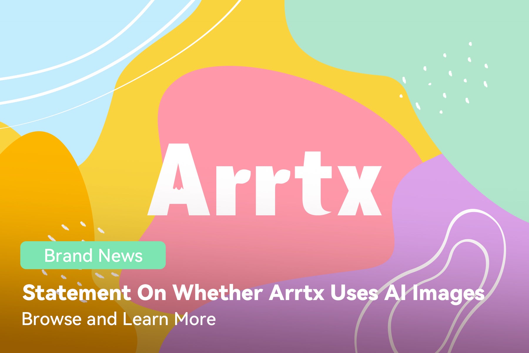 Statement on whether Arrtx uses AI images