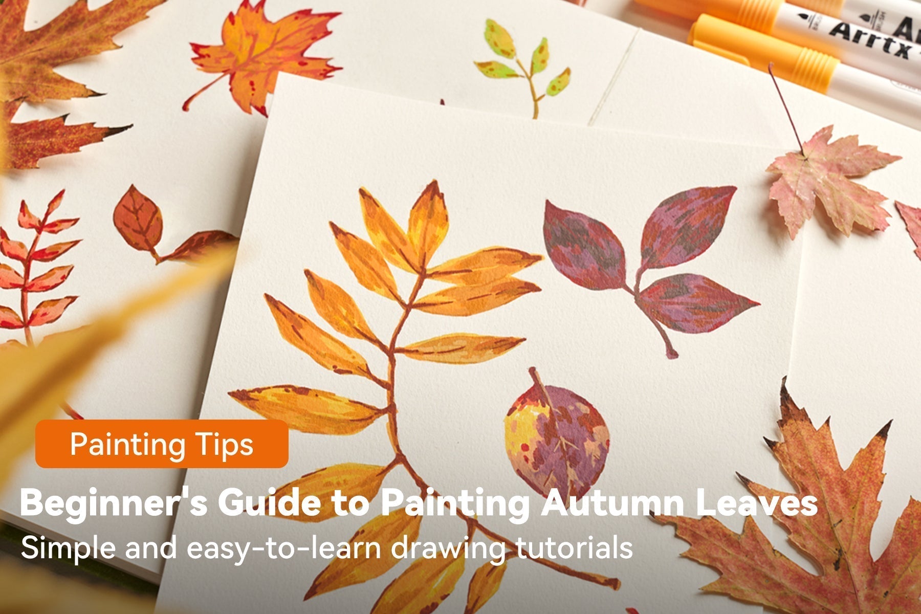 Embrace the Fall: A Beginner's Guide to Painting Stunning Autumn Maple Leaves