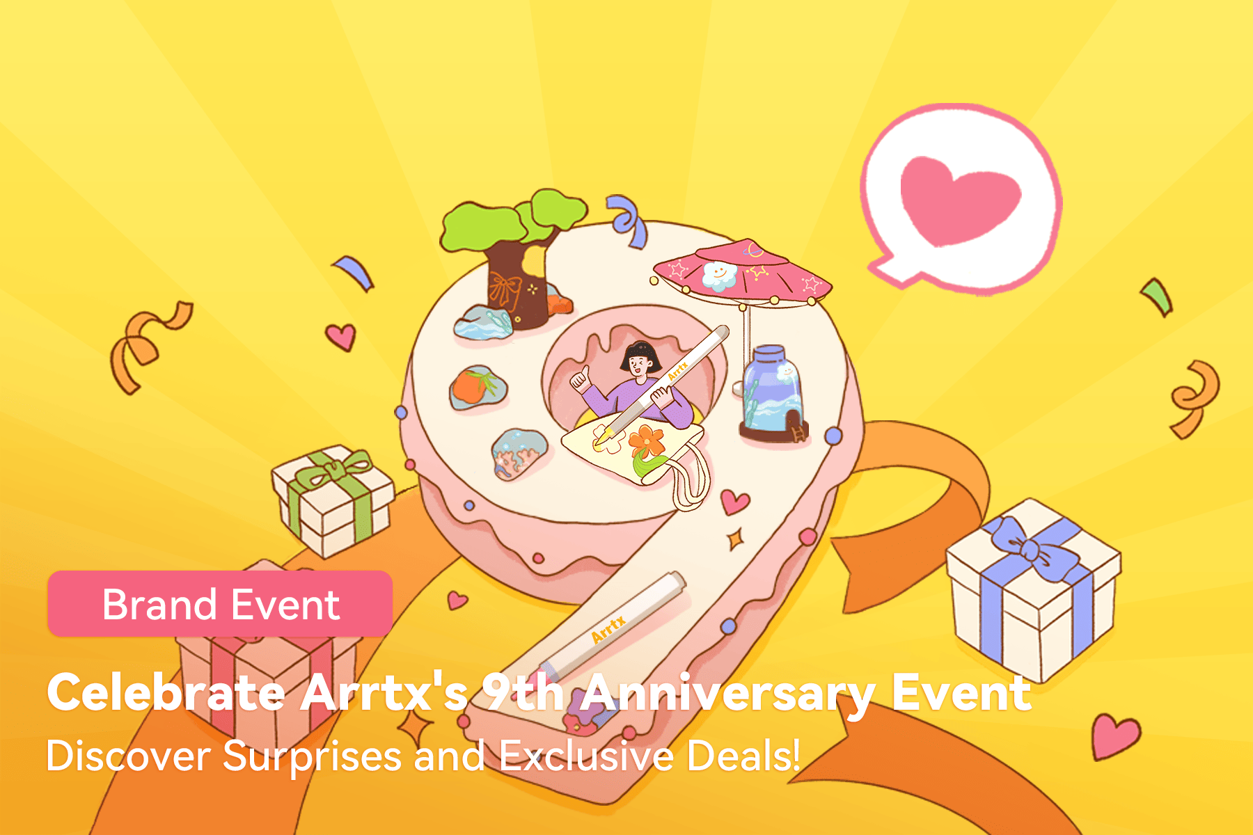 Celebrate Arrtx 9th Anniversary with Exciting Events and Prizes!