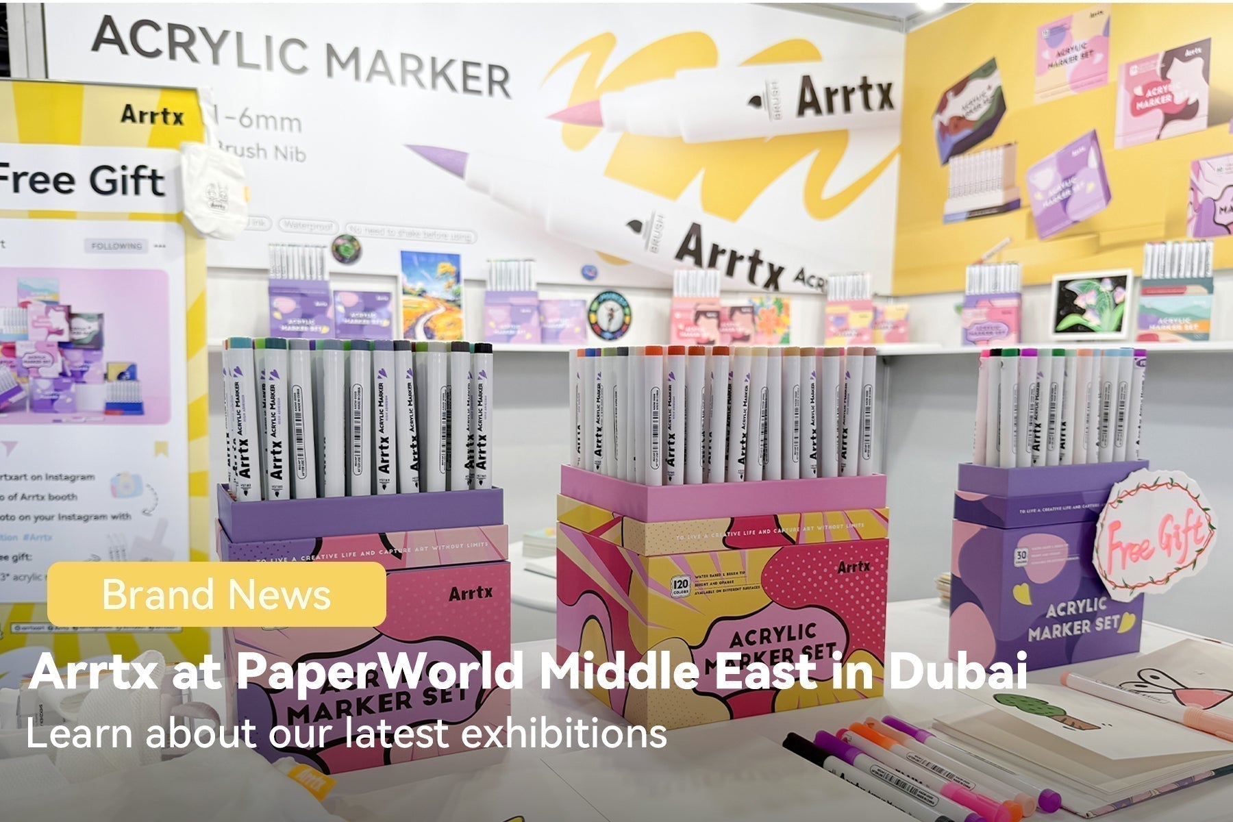 A Splash of Creativity: Arrtx at PaperWorld Middle East in Dubai