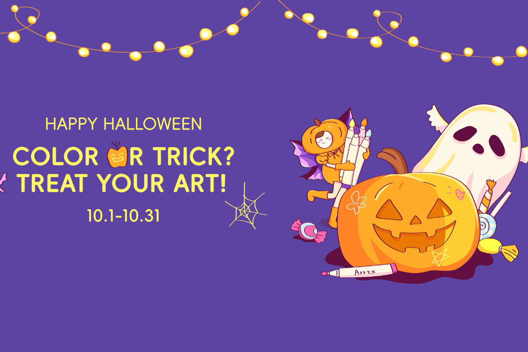 Trick or Treat? Pick Your Side in the Arrtx Halloween Coloring Challenge