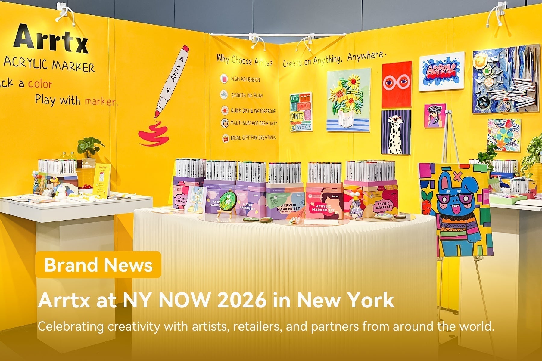Arrtx at NY NOW 2026: Inspiring Creativity Through Color and Connection
