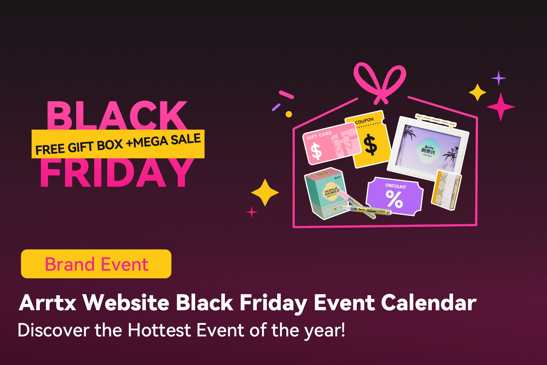 Unlock the Black Friday Event on Arrtx Website!