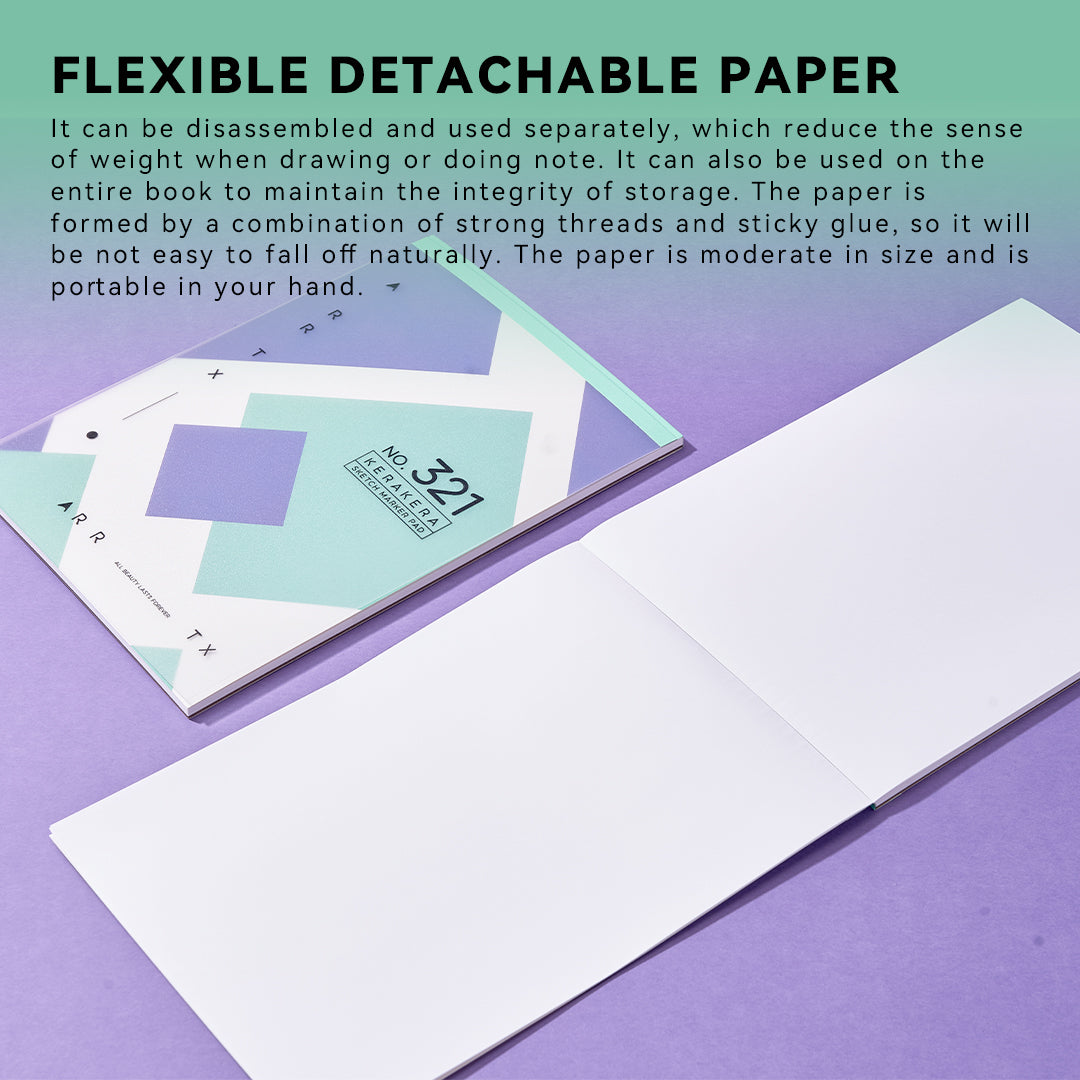 Arrtx Marker Paper Pad 56 Sheets Sketchbook Designed for Alcohol