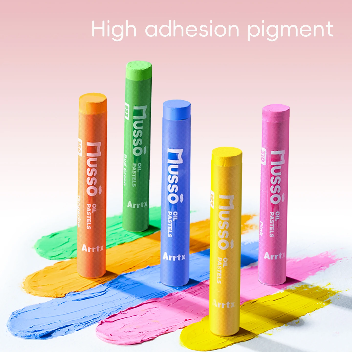 Arrtx 60 Colors Musso Oil Pastels Smooth Drawing Pastel Set