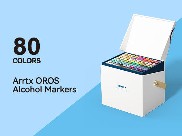 Arrtx OROS 80 Alcohol Markers Paint Markers Dual Tip