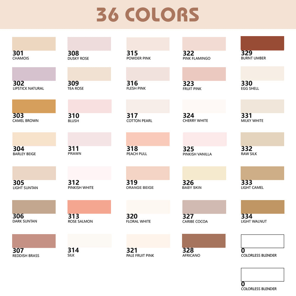 Arrtx ALP 36 marqueurs de peinture à l'alcool couleurs de peau