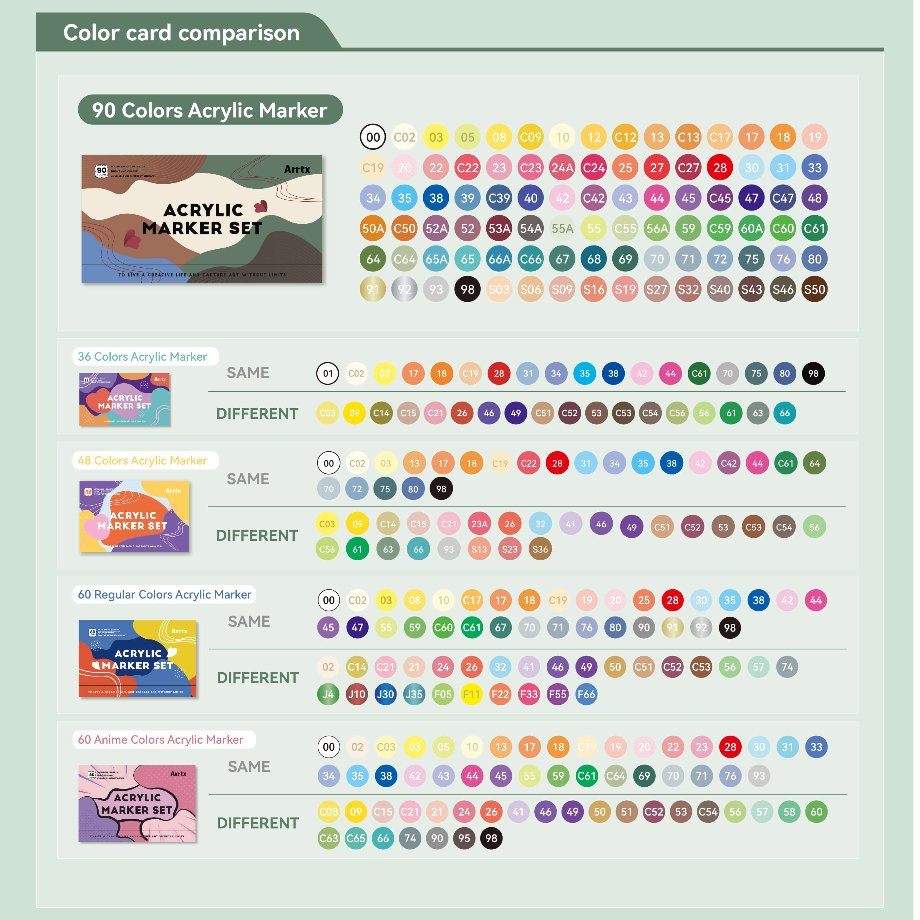 Arrtx Colors System – ArrtxArt