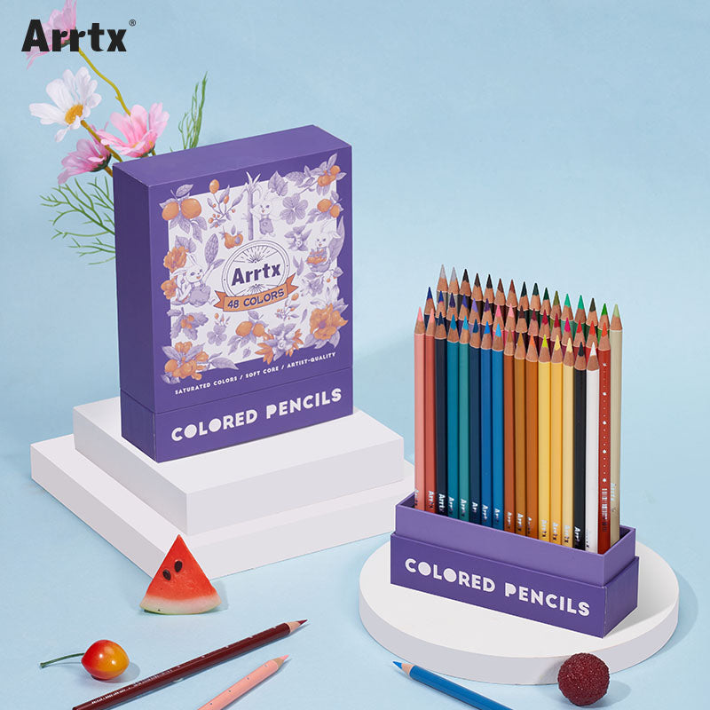 Arrtx 126 Colored Pencils Set Drawing Pencils