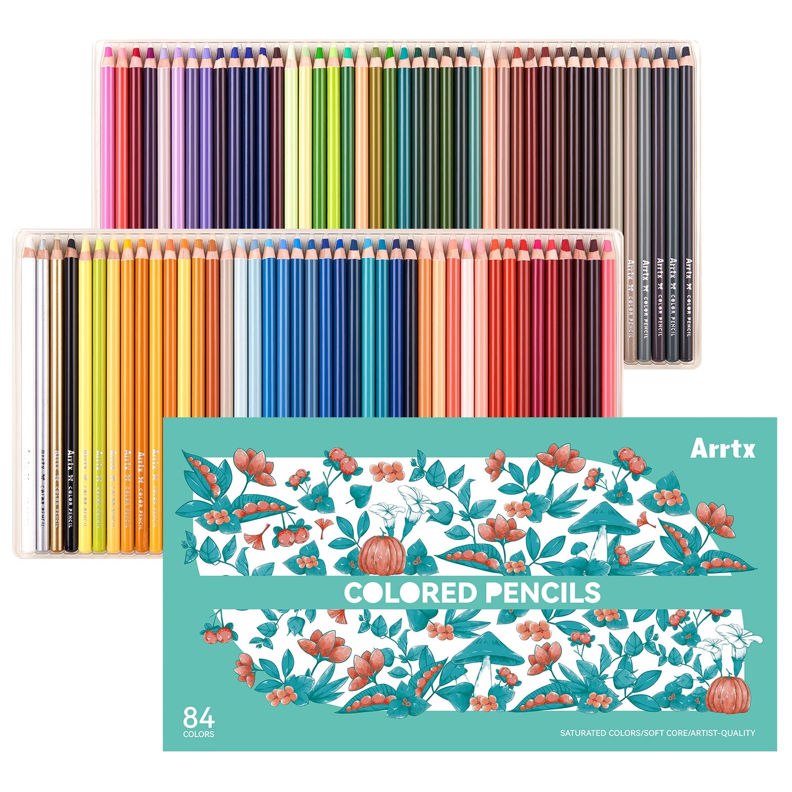 ARRTX Colored Pencils 84-Color Set Artist Grade