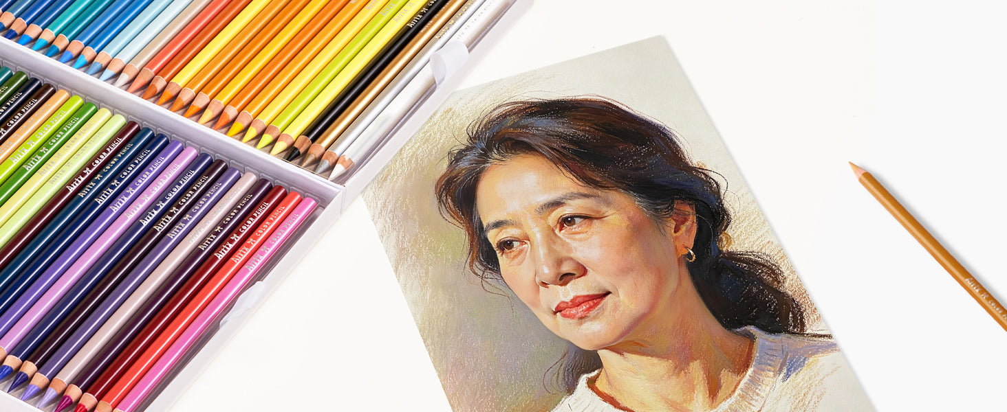 Arran 3色セット ARRTX 84 Colors Colored Pencils Set – Arrtx