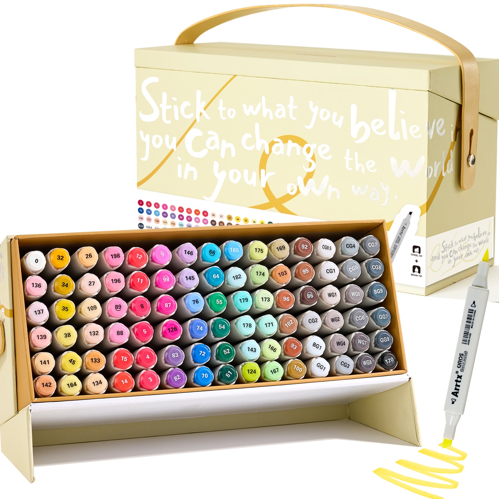 Arrtx OROS 90 Colors Alcohol Markers – ArrtxArt