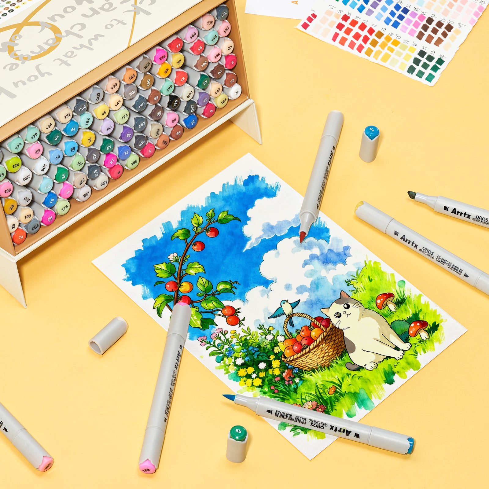 Arrtx OROS 90 Alcohol Markers Paint Markers Dual Tip