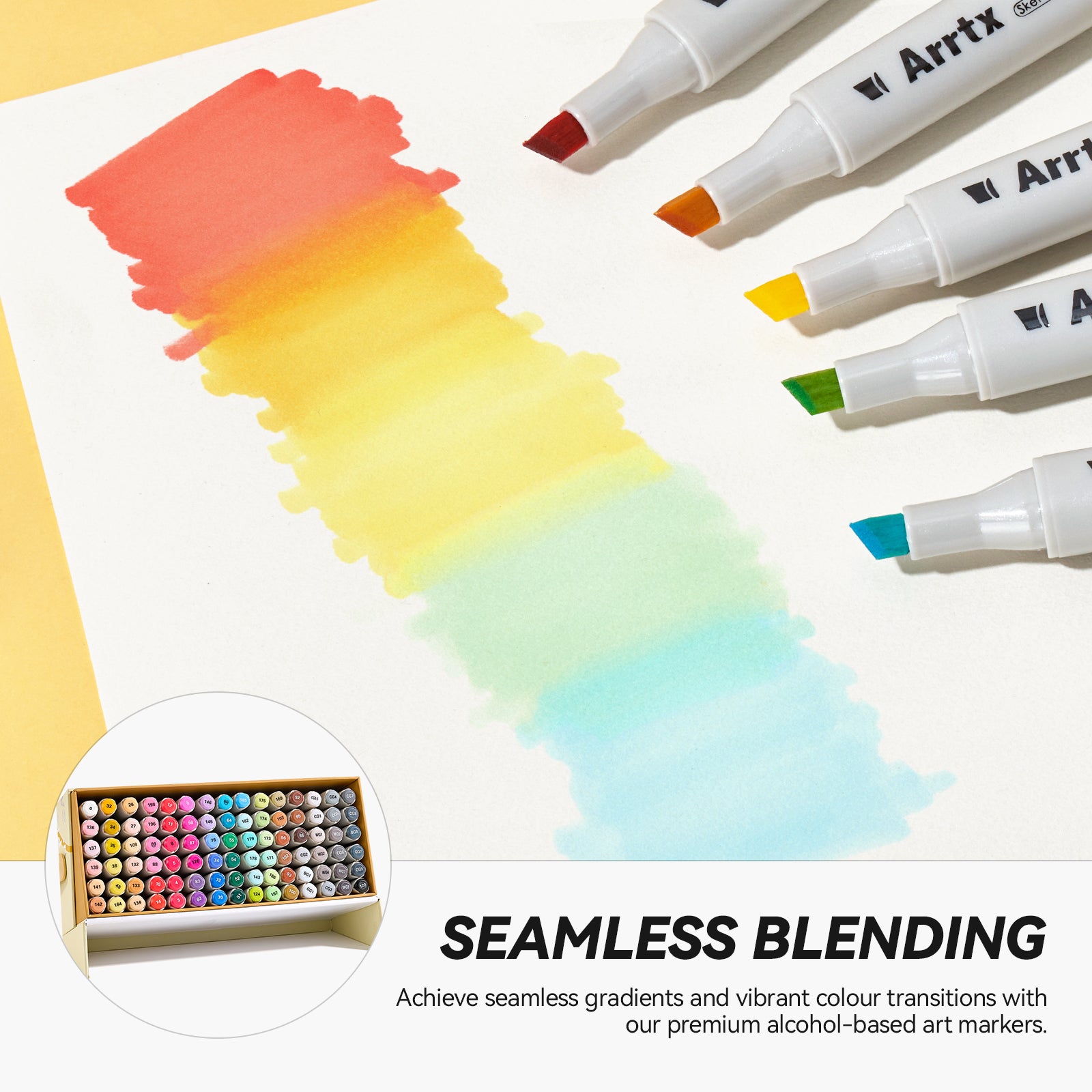 Arrtx OROS 90 Alcohol Markers Paint Markers Dual Tip