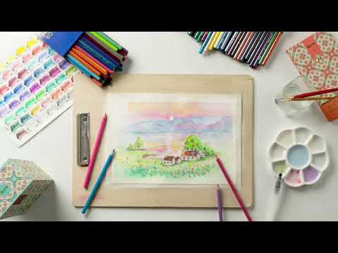 Arrtx Watercolor Pencils Set Premium Art Supplies Colored Pencils