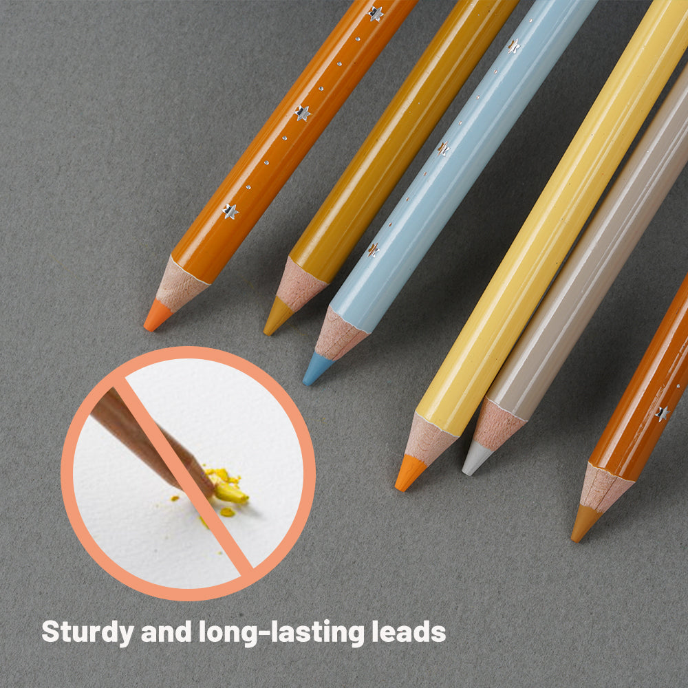 Soft Sketching Arrtx Leads Drawing Colored 72/126 High-lightfastness  Pencils Rich Core For Pigments Coloring