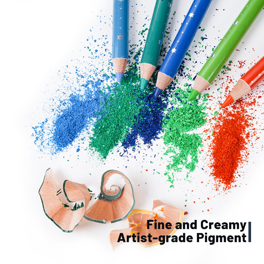 Arrtx 72 crayons de couleur crayons de dessin de qualité artiste