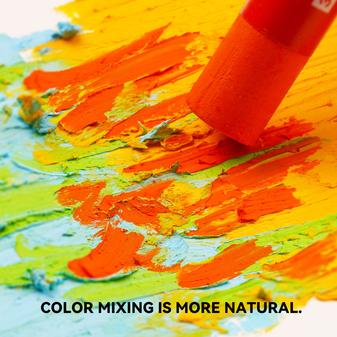 Arrtx 72 Colors Oil Pastels Smooth Drawing Pastel Set ArrtxArt